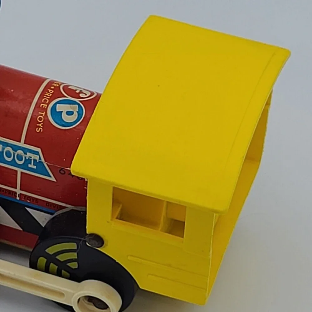 Vintage 1964 Fisher Price 643 Toot-Toot Train Engine Wooden Pull Toy